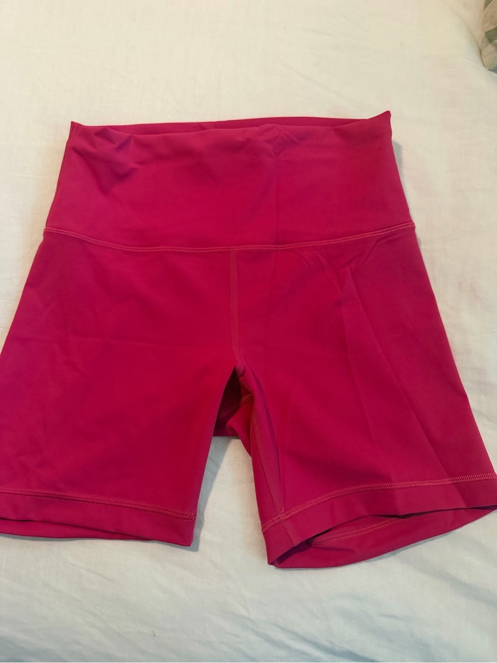 lululemon athletica High-Waist Hot Pink Athletic Bike Shorts